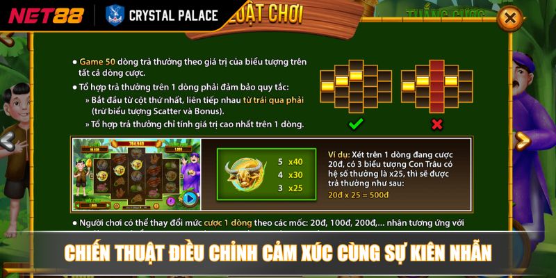 Chiến thuật điều chỉnh cảm xúc cùng sự kiên nhẫn