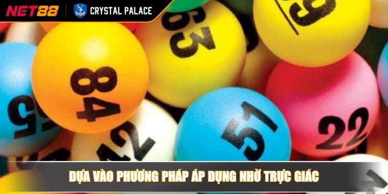 Dựa vào phương pháp áp dụng nhờ trực giác
