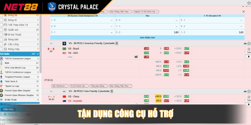 Tận dụng công cụ hỗ trợ